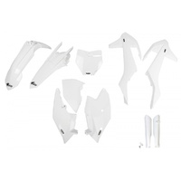 UFO Complete Plastic Kit for KTM SXF 350 2016-2018 White 