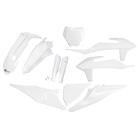 UFO Complete Plastic Kit for KTM SX 150 2019-2022 White 
