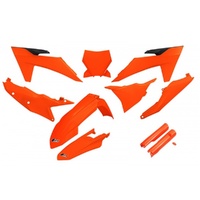 UFO Complete Plastic Kit for KTM SX125/XC125 2023-2024 Neon Orange 