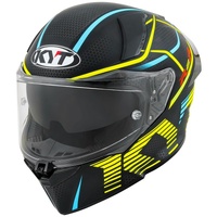 KYT Helmet R2R Concept Matt/Black Yellow 