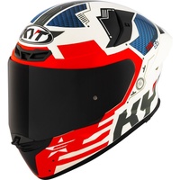 KYT Helmet TT Revo E06 Fuselage Red Red 