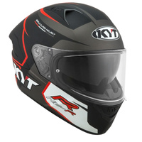 KYT Helmet NF-R Track Helmet (With Pinlock) Matt Grey 