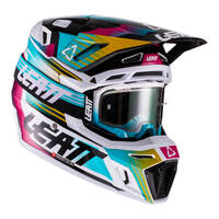 Leatt 22 Helmet/Goggle Combo Kit Moto 8.5 Aqua V22 *** CLEARANCE ***