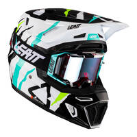 Leatt Helmet/Goggle Combo Kit Moto 8.5 V23 Tiger *** CLEARANCE ***