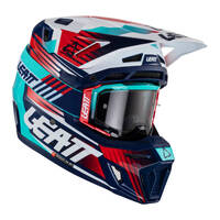 Leatt Helmet/Goggle Combo Kit Moto 8.5 V23 Royal *** CLEARANCE ***