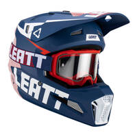 Leatt 23 Helmet/Goggle Combo Kit Moto 3.5 V23 Royal *** CLEARANCE ***