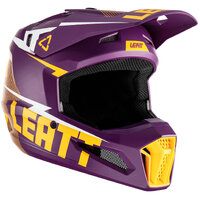 Leatt 23 Helmet Moto 3.5 Youth V23 Indigo *** CLEARANCE ***