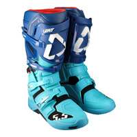 Leatt 22 Boots 5.5 Flexlock Blue/Aqua