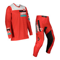 Leatt 22 Ride Pants/Jersey Combo Kit 3.5 Youth Red