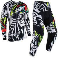 Leatt 23 Ride Pants/Jersey Combo Kit 3.5 Youth Zebra *** CLEARANCE ***