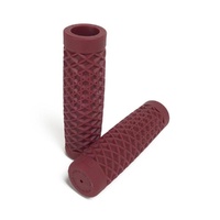 ODI Road V-Twin Cult X Vans Single Ply Grip Ox Blood (Dark Red) 1"