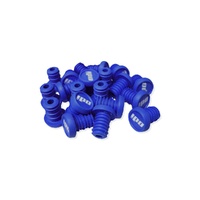 ODI BMX Refill Pack-20 Push In Plugs Blue-White Logo