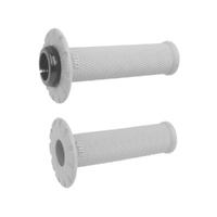 ODI Universal MX No Waffle Lock On W/ Slip Grip White (Pro Soft)