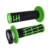 ODI MX V2 Emig 2.0 Lock On Grip Black/Green 2T/4T