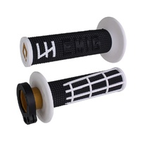 ODI MX V2 Emig 2.0 Lock On Grip Black/White 2T/4T