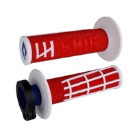 ODI MX V2 Emig 2.0 Lock On Grip Red/White 2T/4T