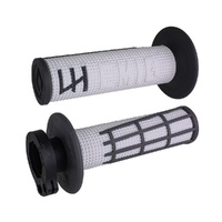 ODI MX V2 Emig 2.0 Lock On Grip White/Graphite 2T/4T
