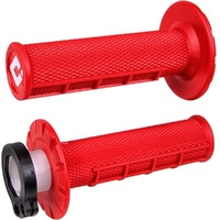 ODI MX Half Waffle Lock On Grip Red-2T/4T