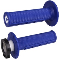 ODI MX Half Waffle Lock On Grip Blue-2T/4T