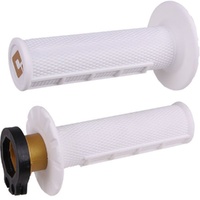 ODI MX Half Waffle Lock On Grip White (Pro Soft) 2T/4T