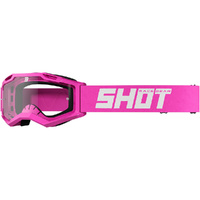 Shot Racing Gear Goggles Assault 2.0 Solid Neon Pink Gloss S
