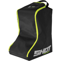 Shot Racing Gear Climatic Black/Neon Yellow Boot Bag