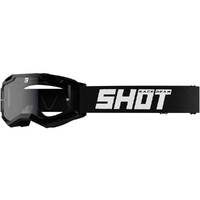 Shot Racing Gear Goggles Rocket 2.0 Solid Black Gloss Kids S