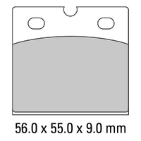 Ferodo Rear Brake Pads for Ducati 750 Paso 1986-1994 (P0)