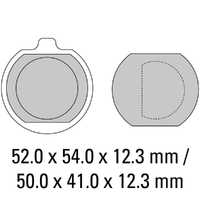 Ferodo Front Brake Pads for Kawasaki Z1-R/Z1000 1978 (P0)