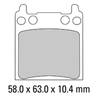 Ferodo Brake Pads Platinum Non Sintered 01-0134-P0