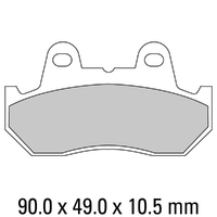 Ferodo Rear Brake Pads for Honda NS400R (NC19) 1985 (ST)