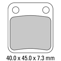 Ferodo Brake Pads Eco Friction Non Sintered 01-0250-EF