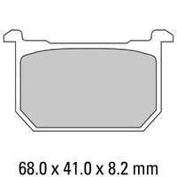 Ferodo Brake Pads Platinum Non Sintered 01-0299-P0