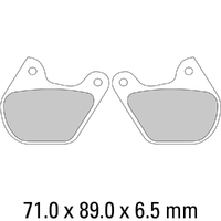 Ferodo Brake Pads Platinum Non Sintered 01-0334-P0