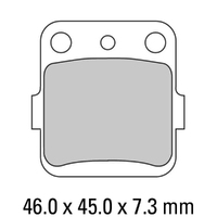 Ferodo Brake Pads Platinum Non Sintered 01-0381-P0