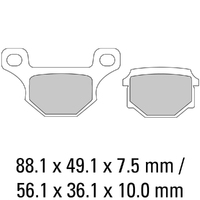Ferodo Brake Pads Platinum Non Sintered 01-0384-P0
