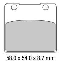 Ferodo Brake Pads Platinum Non Sintered 01-0389-P0