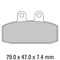Ferodo Brake Pads Eco Friction Non Sintered 01-0438-EF