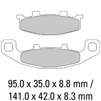 Ferodo Front Brake Pads for Kawasaki GPX600R (ZX) 1988-1990 (ST)