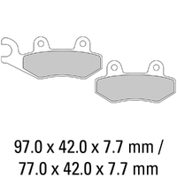 Ferodo Front Brake Pads for Royal Enfield BULLET 500 EFI 2017 (P0)