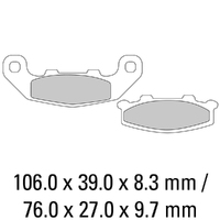 Ferodo Brake Pads Platinum Non Sintered 01-0508-P0