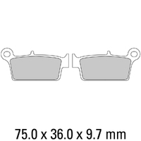 Ferodo Brake Pads Eco Friction Non Sintered 01-0539-EF