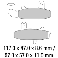 Ferodo Brake Pads Platinum Non Sintered 01-0606-P0
