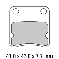 Ferodo Brake Pads AG Argento Non Sintered 01-0625-AG