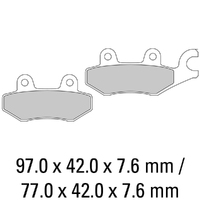 Ferodo Rear Brake Pads for Triumph 900 Trophy 1993-1997 (EF)