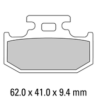 Ferodo Brake Pads Eco Friction Non Sintered 01-0659-EF