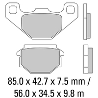 Ferodo Brake Pads Platinum Non Sintered 01-0828-P0