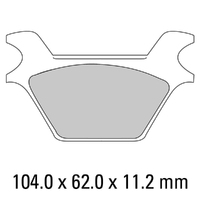 Ferodo Rear Brake Pads for Harley 1200 Sportster XLH 1990-1998 (P0)