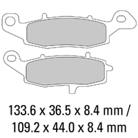 Ferodo Front Brake Pads Kawasaki VULCAN 1500 Drifter FI/VN1500 2001-2002 (EF)