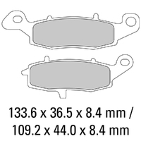 Ferodo Rear Brake Pads for Kawasaki VULCAN Nomad FI/VN1500 2003-2004 (P0)